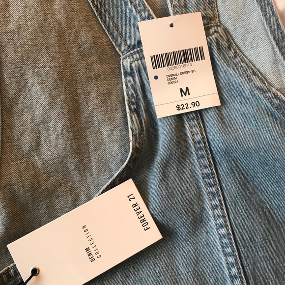 NWT F21 FLORAL OVERALL SKIRT - Picture 6 of 6